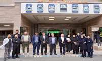 بازدید معاونین دانشگاه علوم پزشکی ایران از بیمارستان امام خمینی شهریار